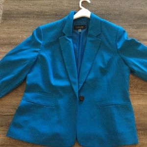 Blue blazer; women’s size 16
